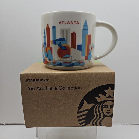 Starbucks Other - Starbucks Atlanta You Are Here Collection Coffee Mug 14oz With Box Ltd Ed